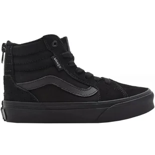 Buty Vans Yt Filmore Hi Zip Jr VN0A5HZFGL4 czarne - Buty dla dziewczynek - miniaturka - grafika 1