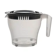 Miski i półmiski - Miska Capri do mieszania antypoślizgowa 2 l z uchwytem szary - miniaturka - grafika 1