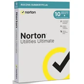 Programy antywirusowe - Program SYMANTEC Norton Utilities Ultimate 10 URZĄDZEŃ 1 ROK Kod aktywacyjny 21449860 - miniaturka - grafika 1