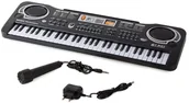 Instrumenty muzyczne dla dzieci - Wielofunkcyjne Dziecięce Elektroniczne Organy / Keyboard + Mikrofon + Zasilacz + Nagrywanie... - miniaturka - grafika 1