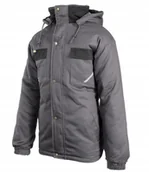 Odzież robocza - Kurtka robocza Zimowa Ocieplana Odblaski Bawełna - miniaturka - grafika 1