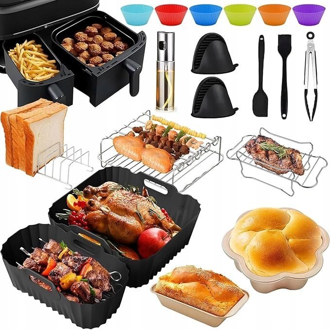 ZESTAW AKCESORIÓW FRYTKOWNICY AIRFRYER Philips 3000/5000 Dual Basket 3L/6L