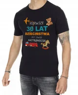 Koszulki męskie - Koszulka Męska 20 30 40 50 Urodziny Xxl Y4 - miniaturka - grafika 1