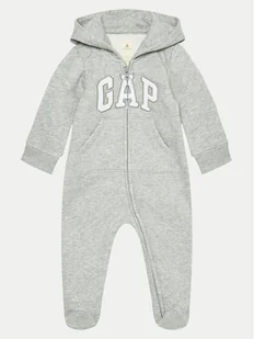 Gap Pajac 330704-00 Szary Regular Fit - Pajacyki dla niemowląt - miniaturka - grafika 1