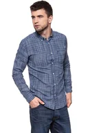 Koszule męskie - Wrangler, Koszula męska, Ls 1Pkt Mid Indigo W58746A8E, rozmiar M - miniaturka - grafika 1