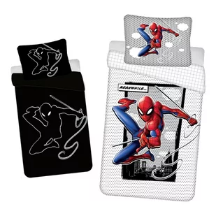 Spiderman Pościel bawełniana glowing 02, 140 x 200 cm, 70 x 90 cm - Pościel - miniaturka - grafika 1