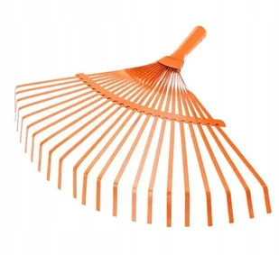 Grabie metalowe wachlarz na kija duże do trawy liści 38cm - Grabie i motyki - miniaturka - grafika 1