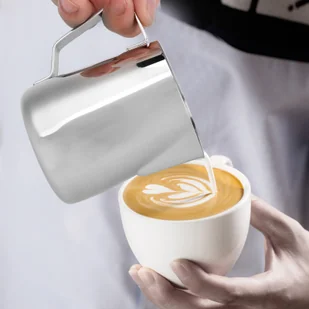 Filiżanka do spieniania mleka, filiżanka do kawy latte, dzbanek do kawy, dzbanek do spieniania, filiżanka do spieniania, dzbanek do spieniania, dzbanek do spieniania kawy - Dzbanki i imbryki - miniaturka - grafika 1