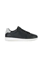 Trampki męskie - Geox Skórzane sneakersy "Kennet" w kolorze czarno-białym - miniaturka - grafika 1