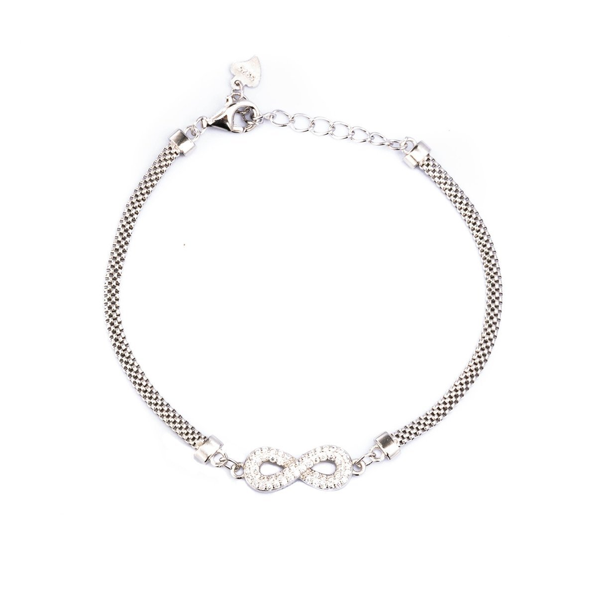 Srebrna bransoletka 925 nieskończoność