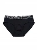 Majtki męskie - Guess Czarne Bawełniane Slipy z Logowaną Gumą L Gma - miniaturka - grafika 1