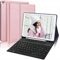 Etui do tabletów - Etui z Klawiaturą IT D DINGRICH do iPad 9/8/7, Air 3, Pro 10.5 - Różowe - miniaturka - grafika 1