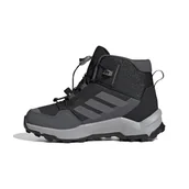 Buty dla chłopców - adidas Uniseks - dzieci Terrex Ax4R Mid Hiking Shoes Kids, CBLACK/GREFOU/GREYSIX, 38 EU - miniaturka - grafika 1