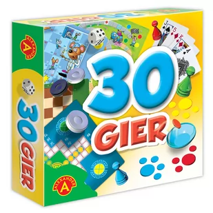 Gry rodzinne - zestaw 30 gier ALEX - Alexander - Gry planszowe - miniaturka - grafika 1