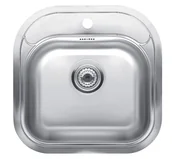 Zlewozmywaki - Zlew REGINOX BOSTON L stal INOX POLER (R00670) - miniaturka - grafika 1