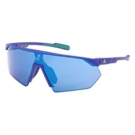 Okulary przeciwsłoneczne - adidas Prfm Shield Okulary damskie, Matowy niebieski, 00/0/125 - miniaturka - grafika 1