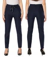 Spodnie damskie - Eleganckie Spodnie Cygaretki Damskie K551-2 XL/XXL - miniaturka - grafika 1