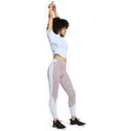 Spodnie sportowe damskie - Damskie legginsy treningowe Under Armour Vanish Elite Ankle Leg - beżowe - UNDER ARMOUR - miniaturka - grafika 1