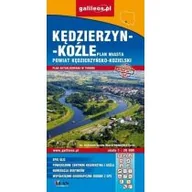 Atlasy i mapy - Plan Kędzierzyn-Koźle Powiat Kędzierzyńsko -Kozielski dla aktywnych mapa wodoodporna 1:20 000/1:45 000 Plan - miniaturka - grafika 1