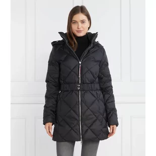 Tommy Hilfiger Puchowy płaszcz ELEVATED BELTED - Płaszcze damskie - miniaturka - grafika 1