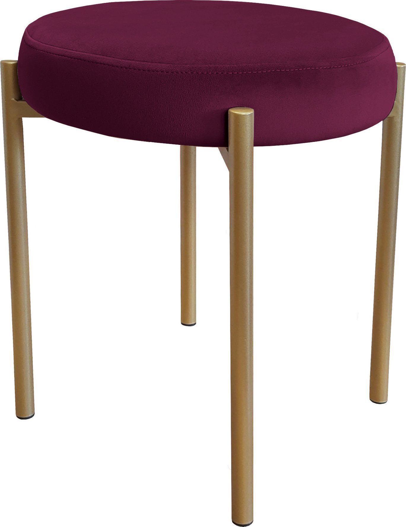 Atos TABORET DIOR STOŁEK LOFT metal podstawa złota MG02