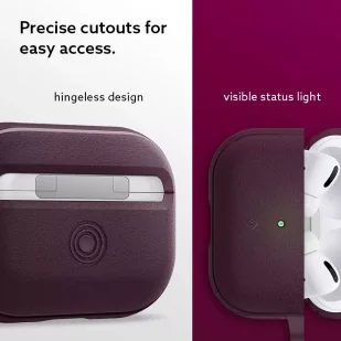 Caseology vault apple airpods pro 1 burgundy - Akcesoria do słuchawek - miniaturka - grafika 7
