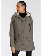 Kurtki damskie - Jack Wolfskin Parka "Winter Dunville" w kolorze khaki - miniaturka - grafika 1