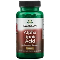 Serce i układ krążenia - Swanson Health Products ALA kwas alfa liponowy 100mg 120 kapsułek 1121465 - miniaturka - grafika 1