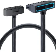 Kable komputerowe i do monitorów - Przewód przedłużacz do zasilacza 24 Pin Asiahorse Hydrus ARGB 30 cm czarny Hydrus-24pin - miniaturka - grafika 1