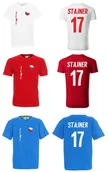 Koszulki sportowe męskie - Koszulka CZECHY JIRI STAJNER 17 - miniaturka - grafika 1