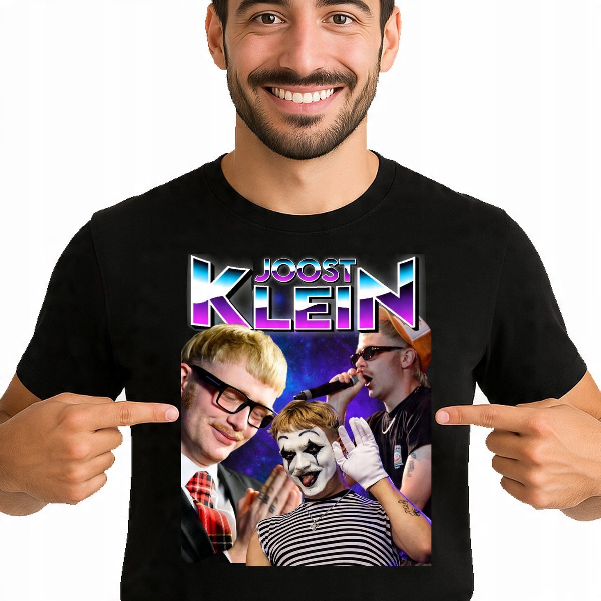 KOSZULKA JOOST KLEIN Streetwear Bootleg JAKOŚĆ PREMIUM RAP L 3498 CZARNA