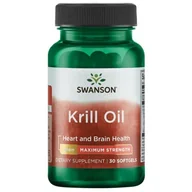 Witaminy i minerały - SWANSON Krill Oil 1g - (30 kap) - miniaturka - grafika 1