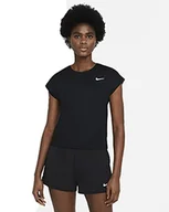 Koszulki i topy damskie - NIKE Damska koszulka W NKCT DF VCTRY TOP SS, czarny/biały, M - miniaturka - grafika 1