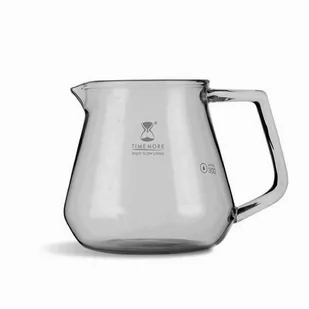 Dzbanek do kawy Timemore Glass Server Transparent Black 360 ml - Zaparzacze i kawiarki - miniaturka - grafika 1