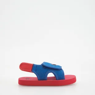 Reserved - Klapki na rzep Elmo - Czerwony - Buty dla chłopców - miniaturka - grafika 1