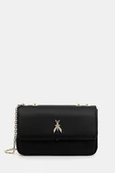 Torebki damskie - Patrizia Pepe torebka skórzana kolor czarny 8B0228 L001 - miniaturka - grafika 1