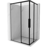 Kabiny prysznicowe - Mexen Rox Duo kabina prysznicowa rozsuwana 120 x 85 cm, czarna ramka, czarna - 8C2D-120-085-70-70 - miniaturka - grafika 1