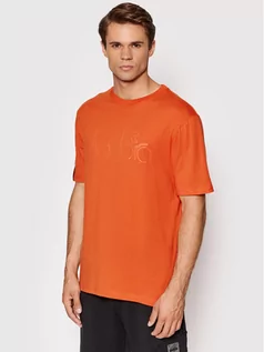 Koszulki męskie - Diadora T-Shirt Hd 502.177843 Pomarańczowy Regular Fit - grafika 1