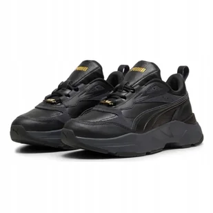 Buty damskie jesienne sneakersy Puma Cassia Lux 397837 03 czarne 37.5 - Sneakersy damskie - miniaturka - grafika 1