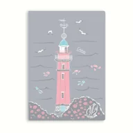 Zeszyty szkolne - Zeszyt A5 Gliniana Kura GDAŃSK LATARNIA MORSKA 60 kartek, kratka - miniaturka - grafika 1