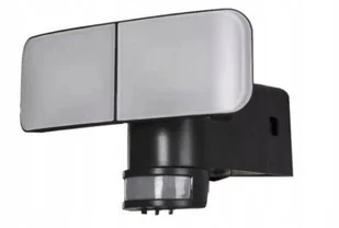 Lampa, Reflektor zewnętrzny LED z czujnikiem ruchu LightWay 872-B-S czarny - Lampy ogrodowe - miniaturka - grafika 1