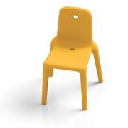Krzesła - Krzesło Mellow żółty - Lyxo Design - miniaturka - grafika 1