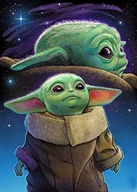 Puzzle - PUZZLE STAR WARS Baby Yoda A3 252 el z Nadrukiem + IMIĘ Pudełko - miniaturka - grafika 1