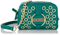 Torebki damskie - Love Moschino Jc4344pp0fkd0850 damska torba na ramię, zielona - miniaturka - grafika 1