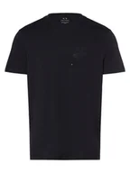 Koszulki męskie - Armani Exchange - T-shirt męski, niebieski - miniaturka - grafika 1