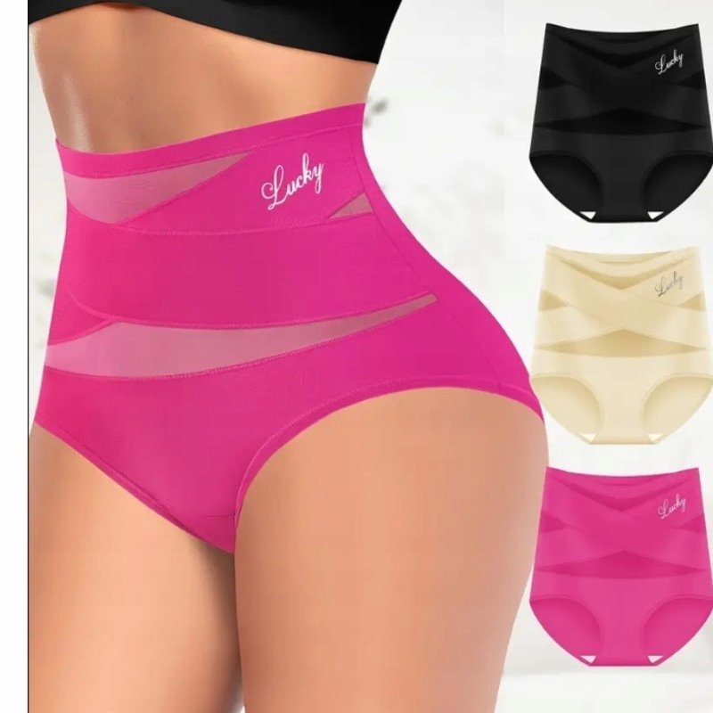 Majtki Modelujące 3 SZTUKI Wyszczuplające sylwetkę Damskie Pod Sukienkę XXL