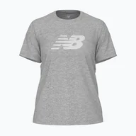 Koszulki i topy damskie - Koszulka damska New Balance Jersey Logo athletic grey - miniaturka - grafika 1