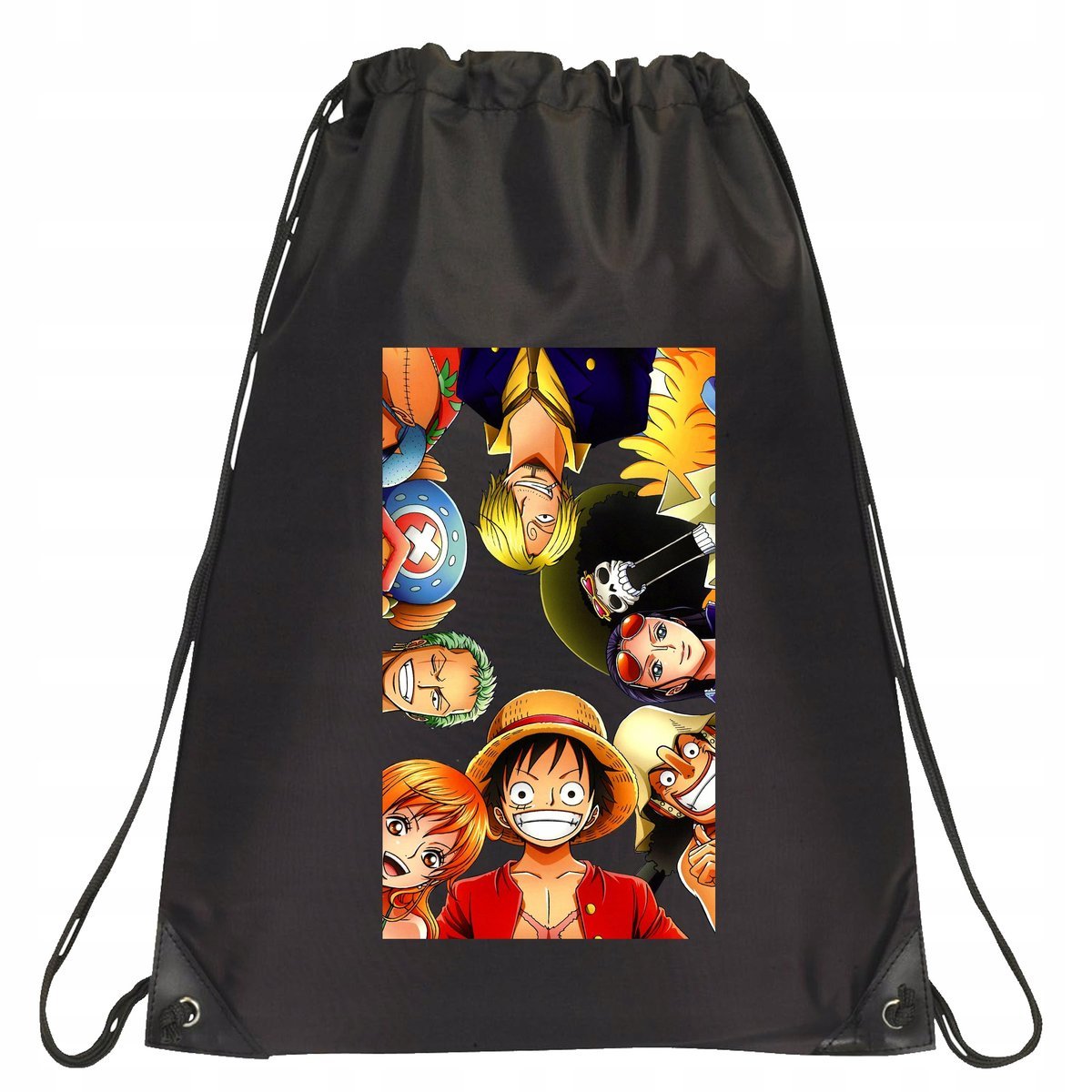 P322 PLECAK WOREK Z NADRUKIEM ONE PIECE ANIME JAKOŚĆ PREMIUM PREZENT
