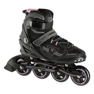 Rolki - Na9157 Czarno-Fioletowy Rozm. 43 Łyżworolki Nils Extreme - miniaturka - grafika 1