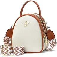 Torebki damskie - Lekka mała torebka na ramię dla kobiet, stylowa torebka na telefon komórkowy i torebka na telefon, 0-0-2-beżowy brązowy, S - miniaturka - grafika 1